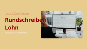 rundschreiben lohn jahreswechsel 2025 2026